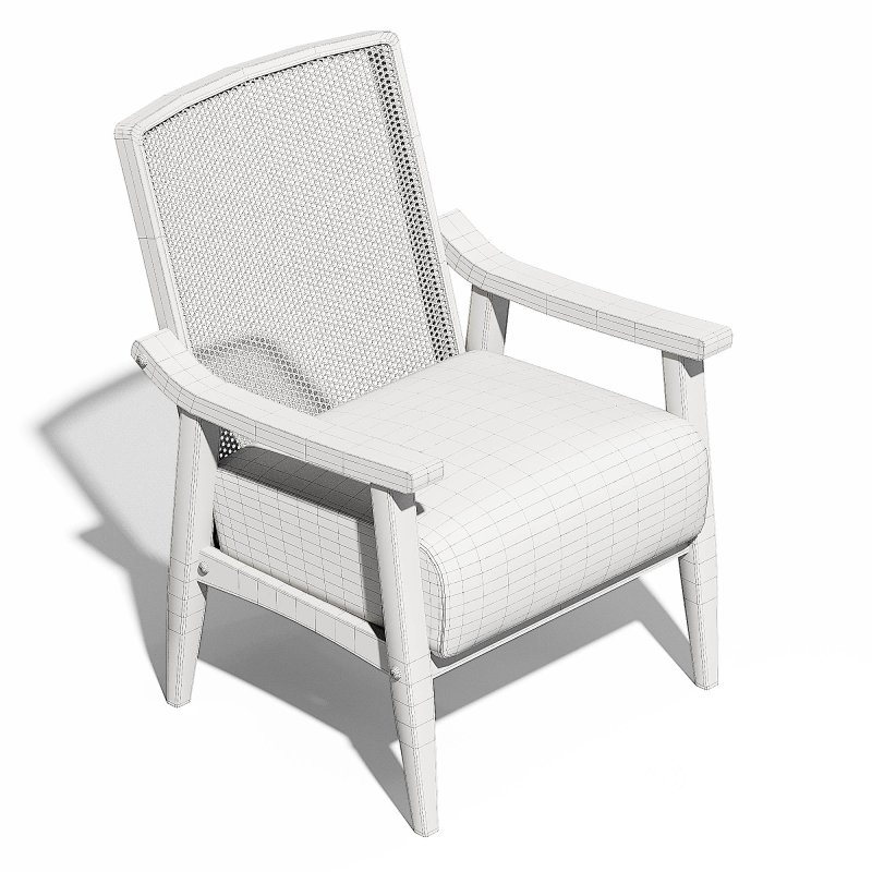 Solid Wood Accent Chair Image 7