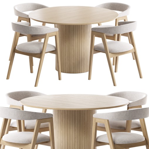 Trevor chair and Hill table