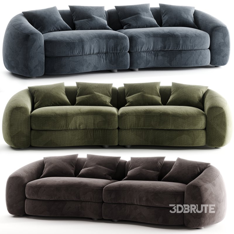 Fable Performance Fabric 3 Seater Sofa Image 3