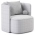Verellen Hudson Swivel Club Chair - Thumbnail 4