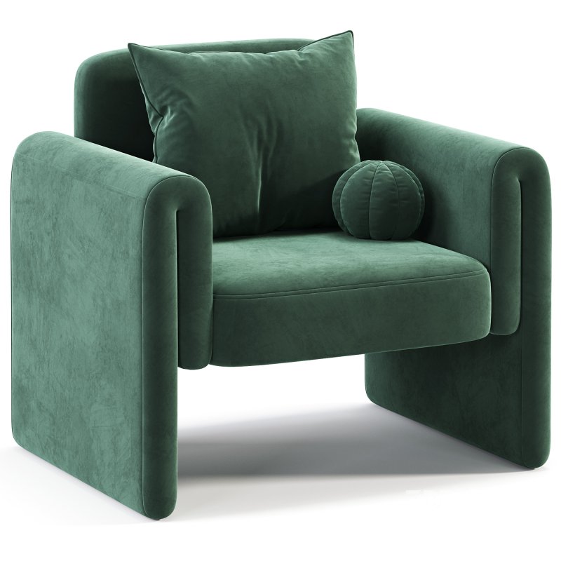 PROMENADE CHAIR IN IVORY BOUCLE Image 5