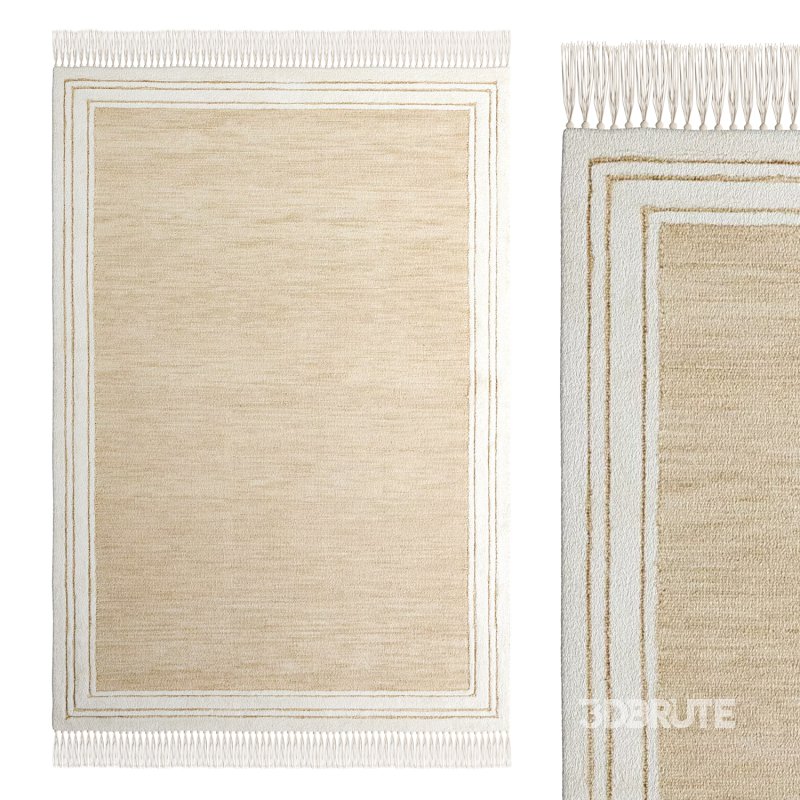 Wool Blend Tufted Tassel Rug Image 3