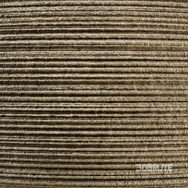 Ribbed Concrete wall 03- Seamless Image 2