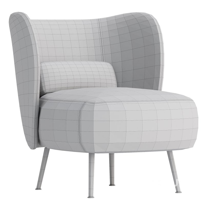 Almenia Upholstered Barrel Chair Image 6