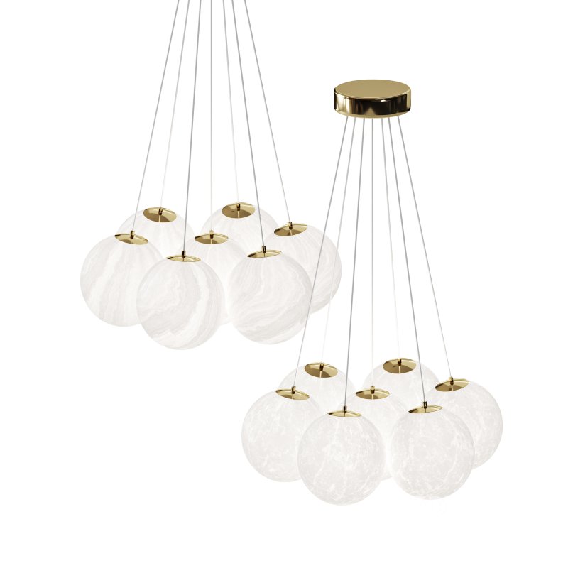Glass Bubble Chandelier Image 10