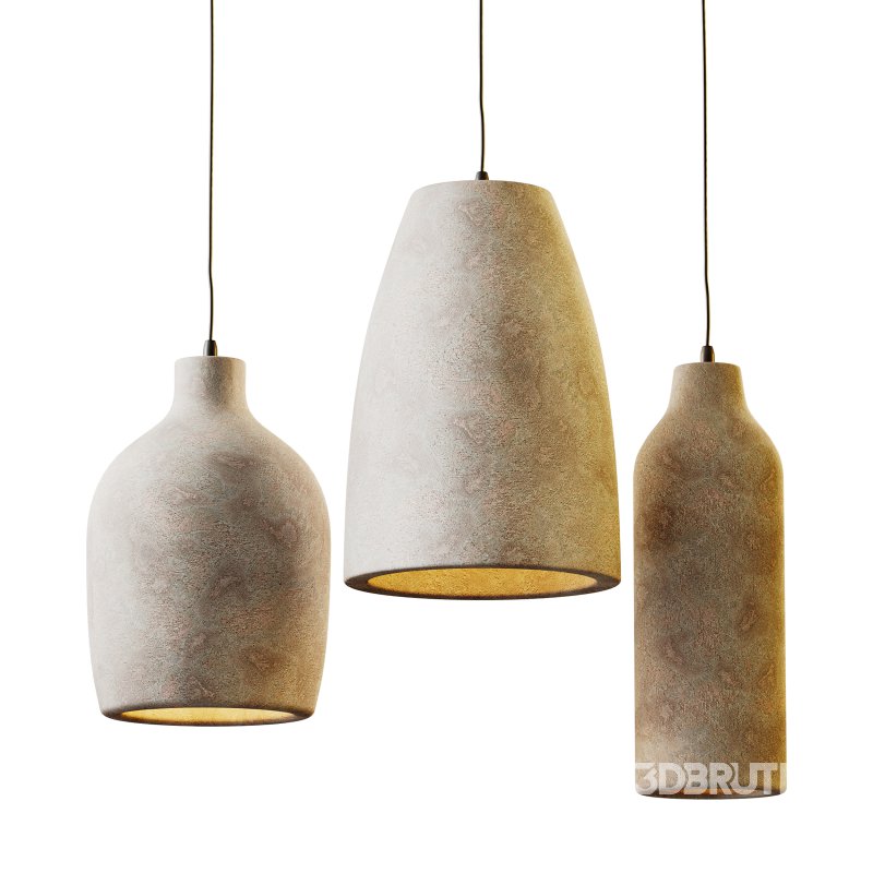 Wabi sabi Pendant Light Wine Bottle Image 8