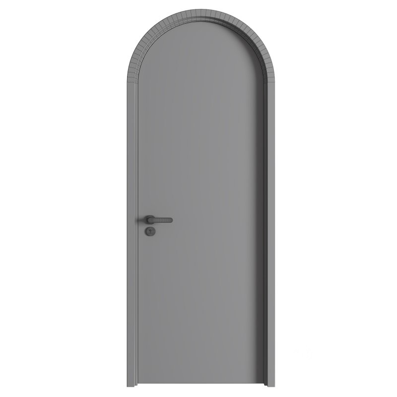 Modern Arched Wooden Door 04 Image 4