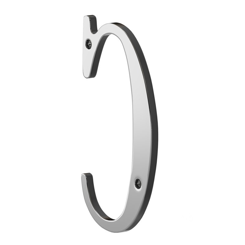 House Letter Solid Bright Brass Wall Mount C Letter Image 8