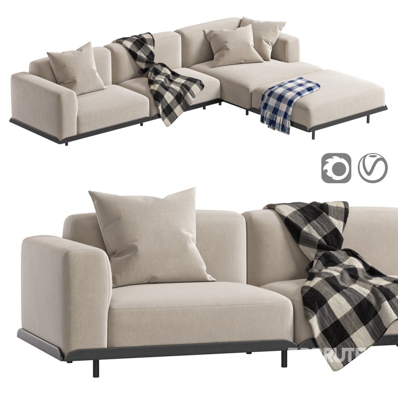 Arflex Claudine L Sofa Image 3