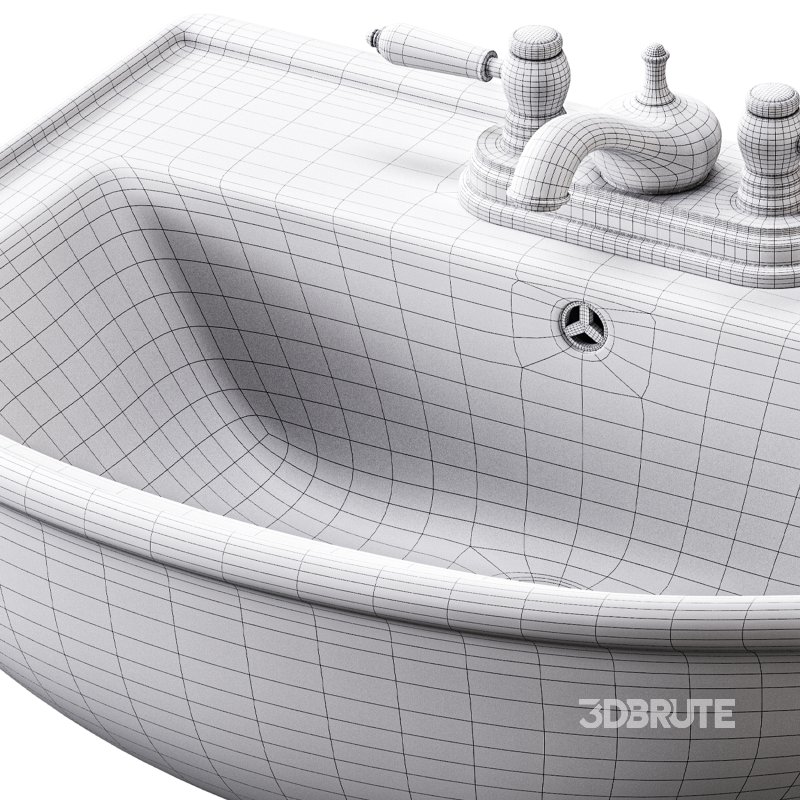 Wall Mounted Bathroom Sink Image 14