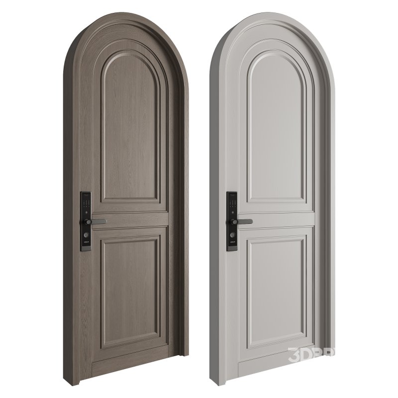 Modern Arched Wooden Door 12 Image 3