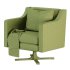 Kenneth Swivel Chair, Grey - Thumbnail 7