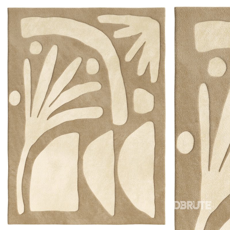 Kallua Textured Abstract Rug Image 1