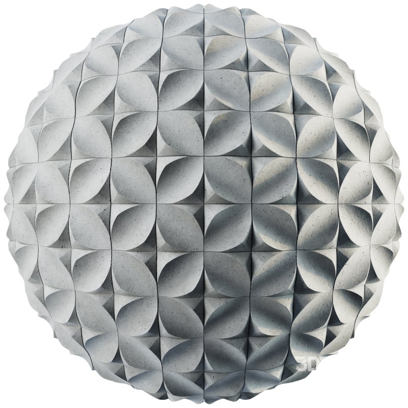 Dune Concrete Wall Tile (Seamless) Image 4