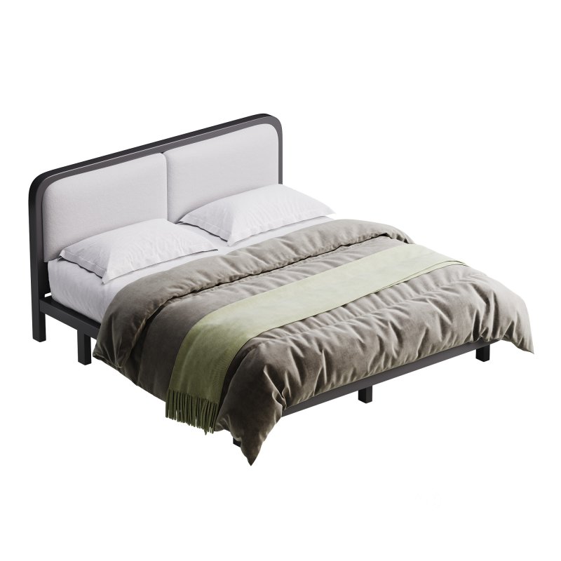 Metal Panel Bed Image 3