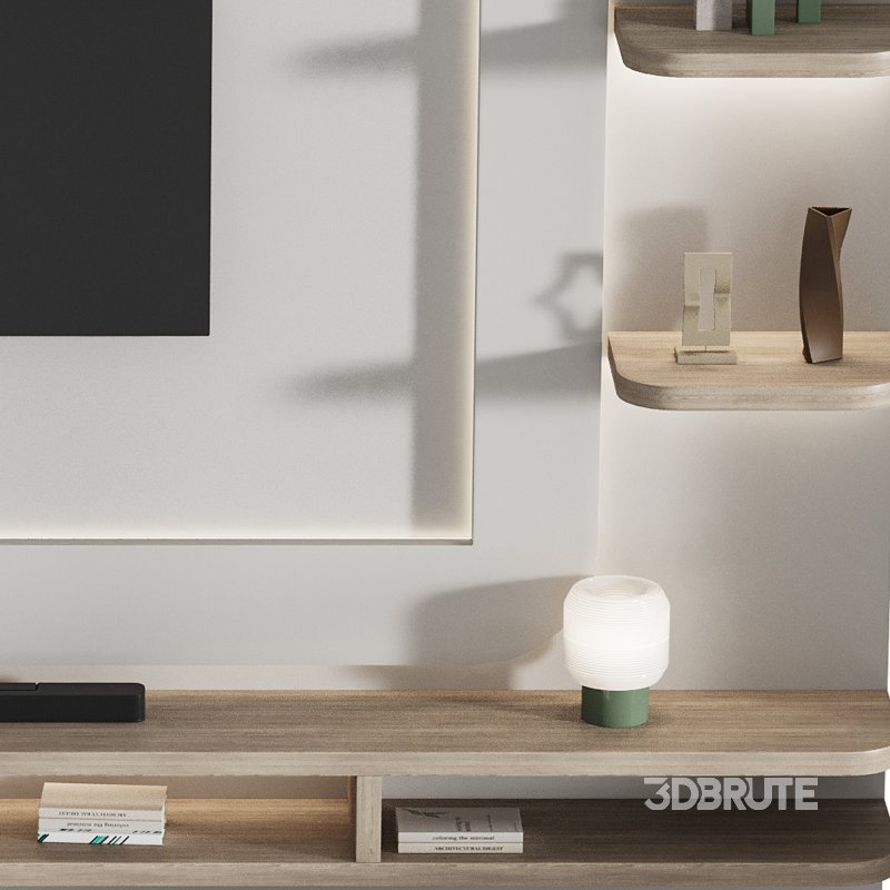 Modern TV Wall 024 Image 13