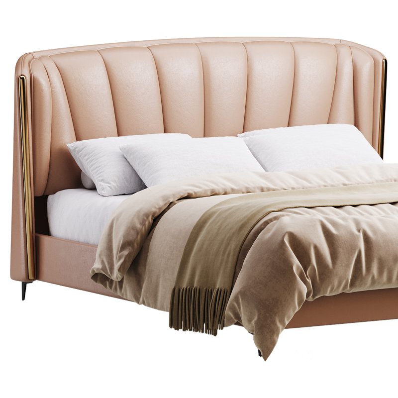 Wingback Headboard Bed Image 13