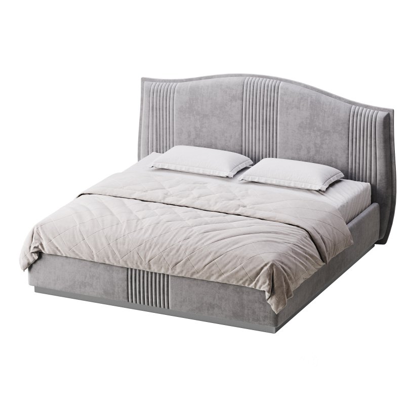 Padded Leather Bed Image 10