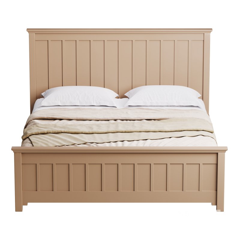 Solid Color Wood Bed Image 7