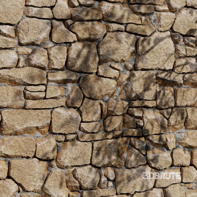 Stone Wall 16 (Seamless) Image 5
