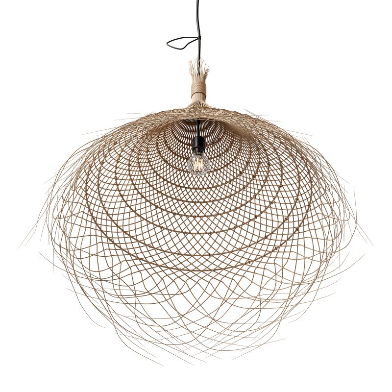 Japan Style Rattan Pendant Light Image 3