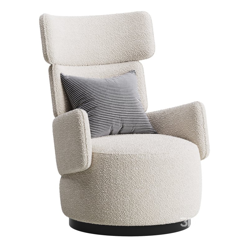 Boris Beige Armchair Image 8