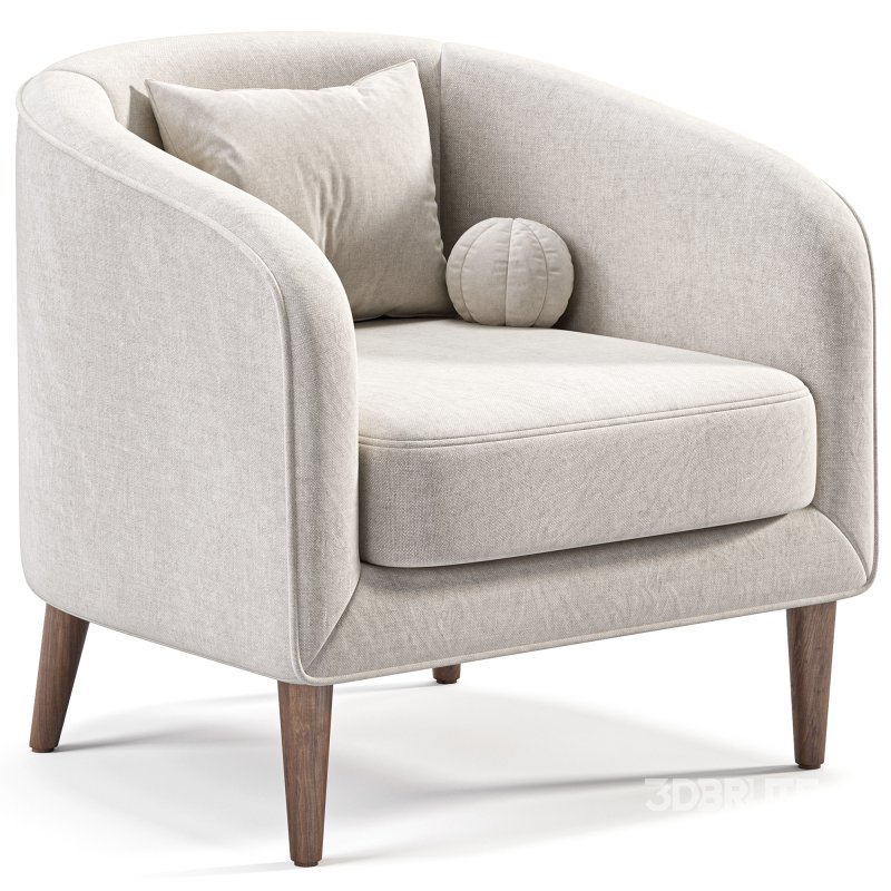 Dolores Upholstered Armchair Image 4