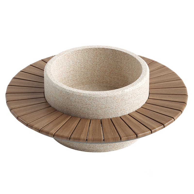 ROUND PLANTER BENCH 192 Image 3