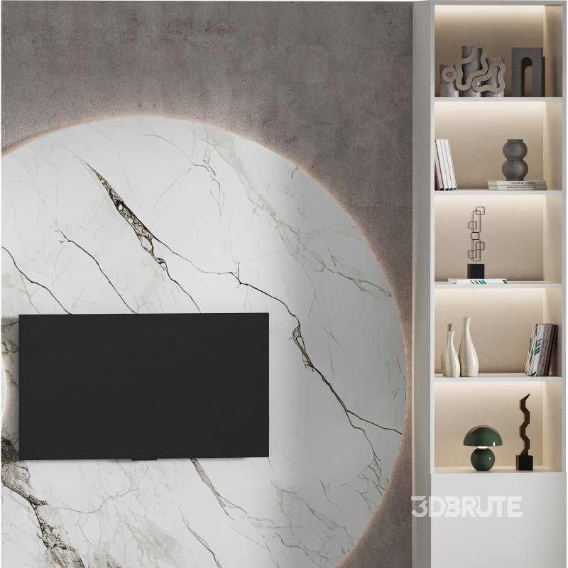 Modern TV Wall 017 Image 4