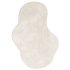 Demelza Neutral Cream Irregular Shape Washable Rug - Thumbnail 2