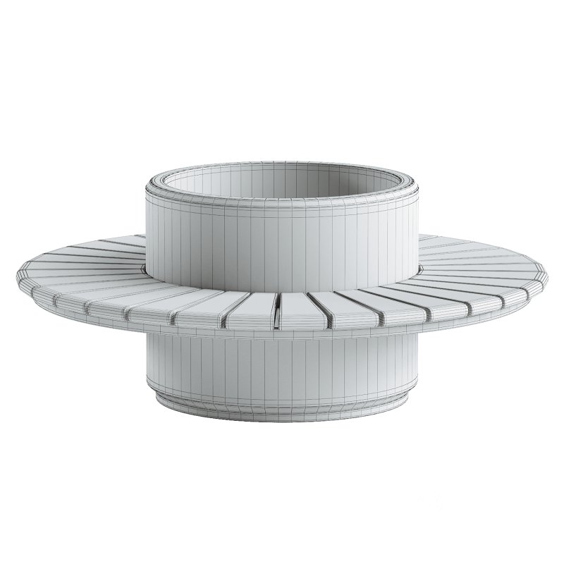 ROUND PLANTER BENCH 194 Image 3