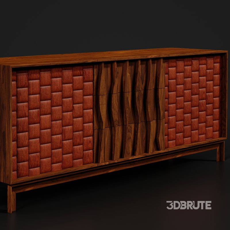 Art Wood 07 (Wood decoration-Seamless) Image 4