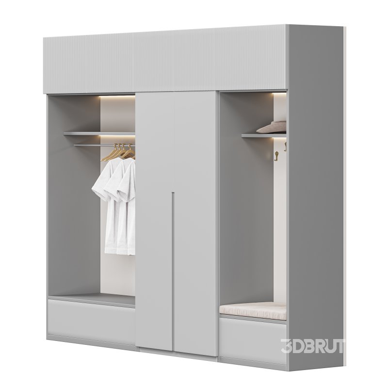 Hallway area with a minimalistic hanger Image 6