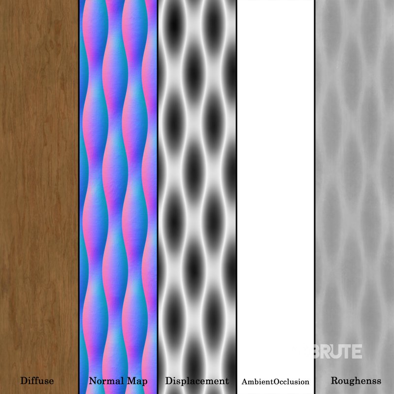 Art Wood 02 (Seamless) Image 5