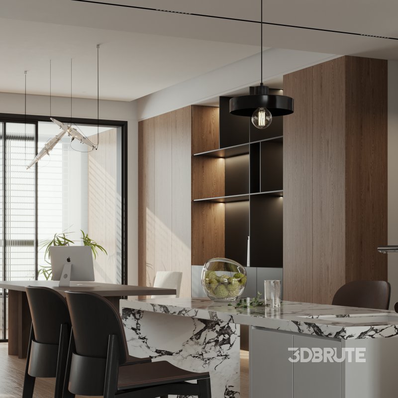 Italian Minimalist Living Room Image 6