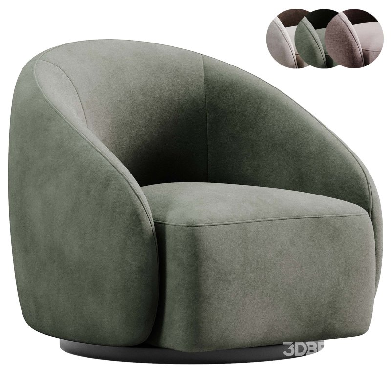 SWIVEL CHAIR AMORE Image 3