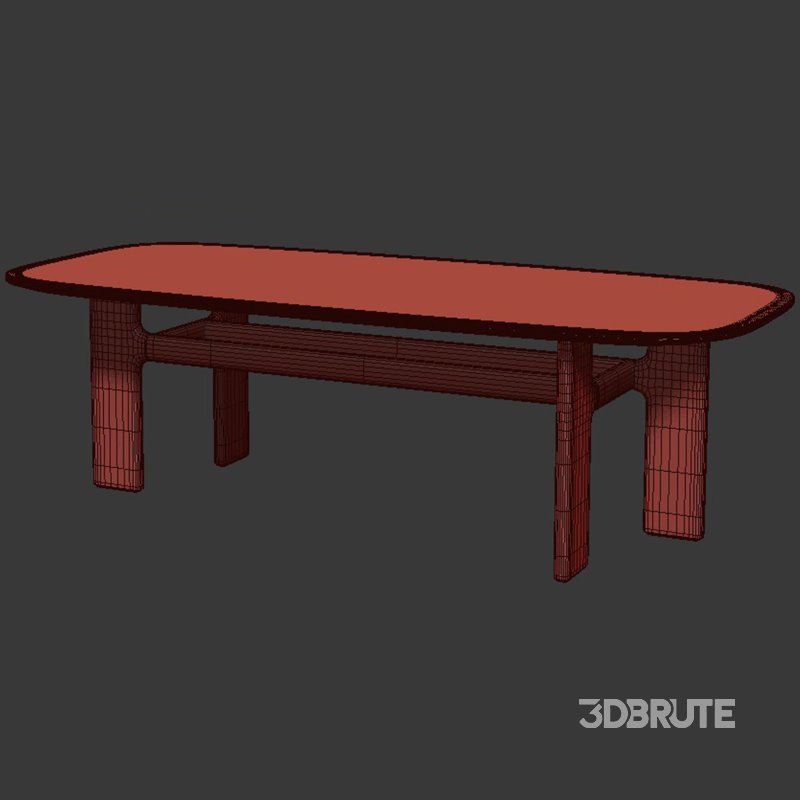 Hippos Wood table By Bonaldo Image 3