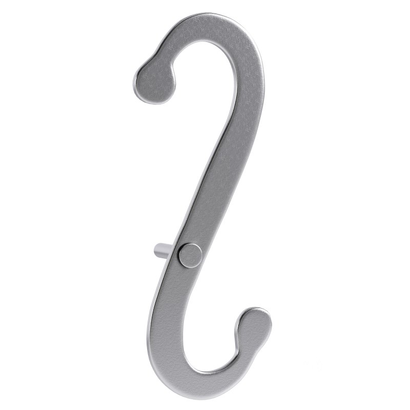 Shutter Dog Pair Black Decorative S Shaped Wrought Iron Image 8