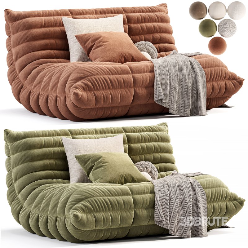 Togo Loveseat By Ligne Roset Image 2