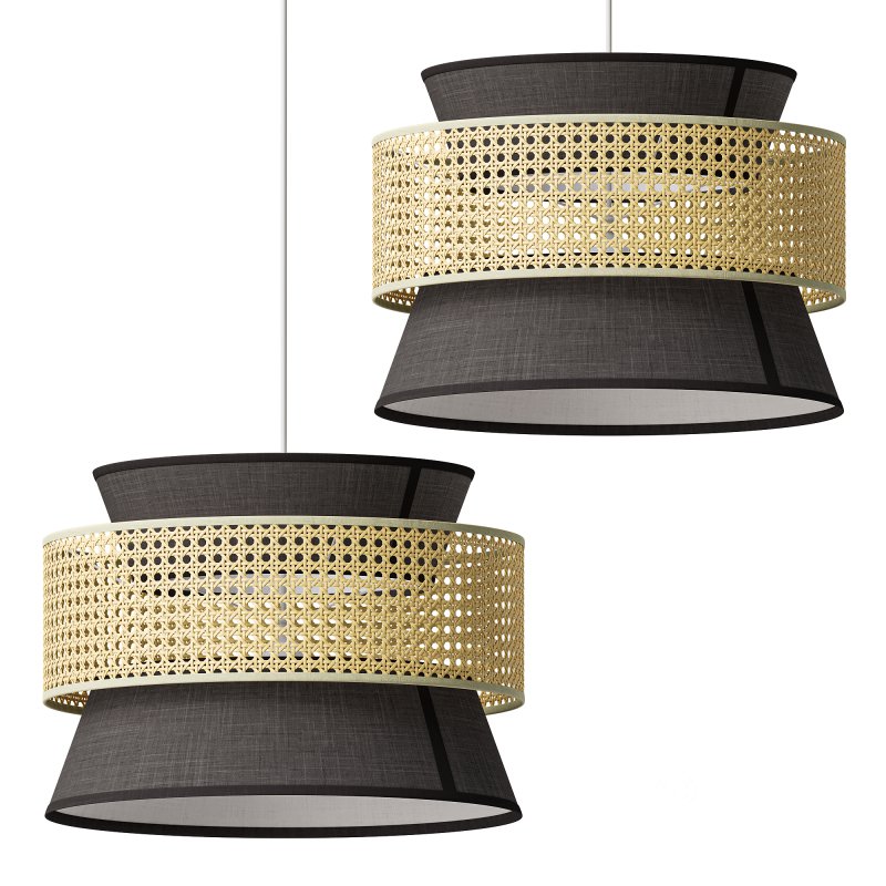 Modern Rattan Pendant Light Image 4