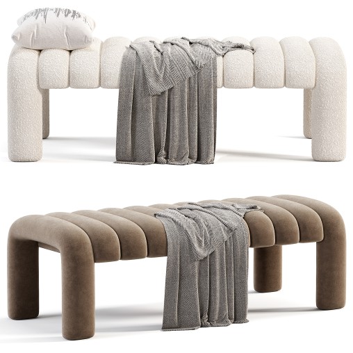 Willis Bench Boucle Natural