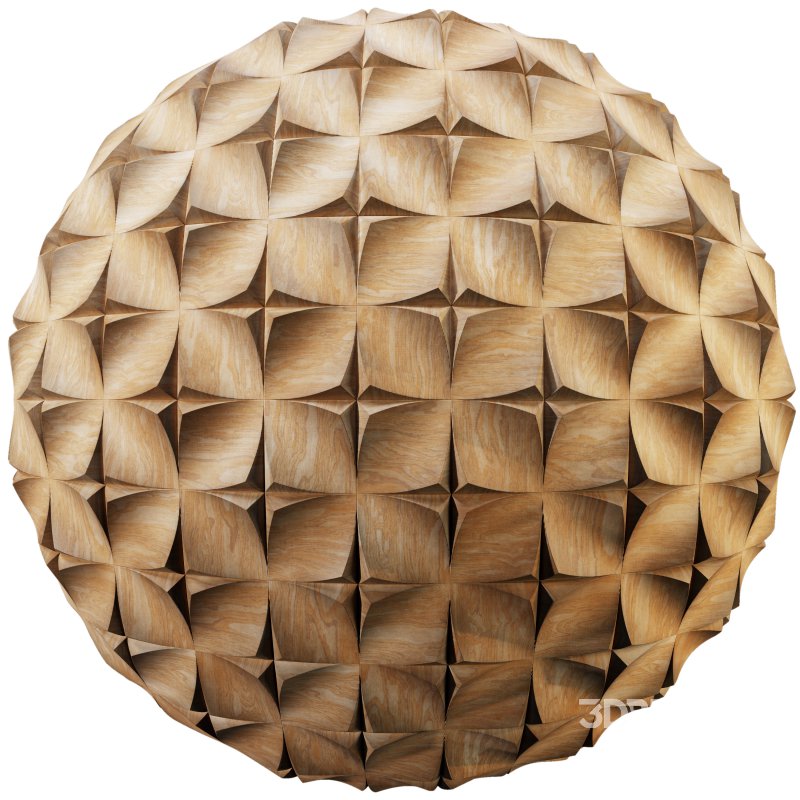 Dune Wood Wall Tile (Seamless) Image 7