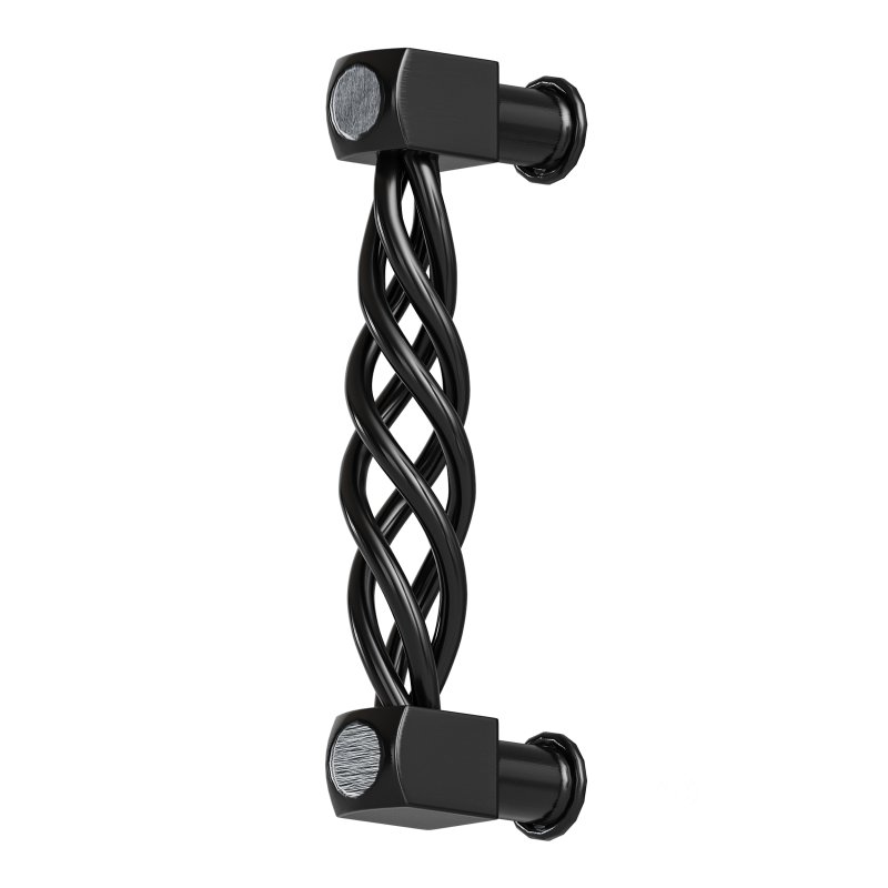 Drawer Pull Cabinet Birdcage Black Wrought Iron Image 5