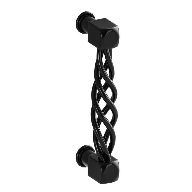 Drawer Pull Cabinet Birdcage Black Wrought Iron Image 2