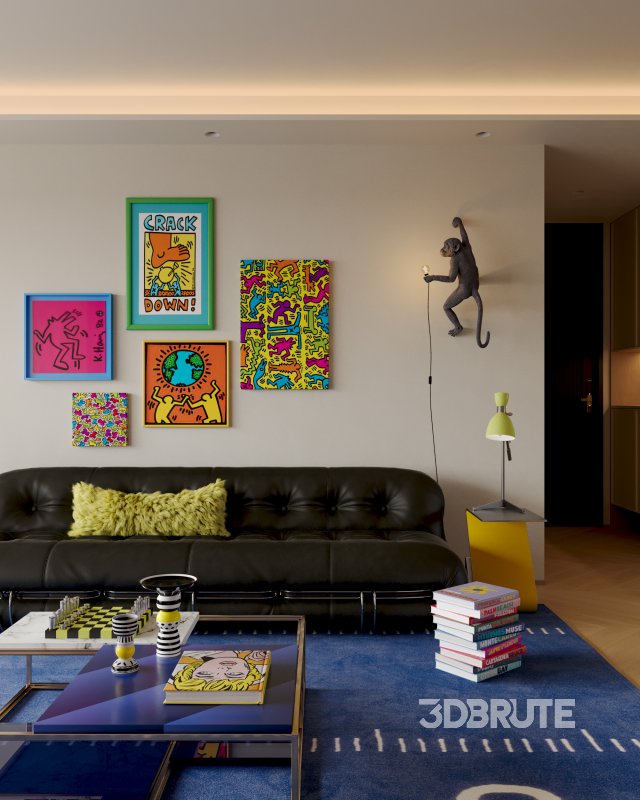 Colorful living room Image 5