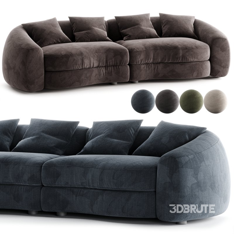 Fable Performance Fabric 3 Seater Sofa Image 1