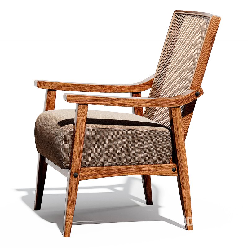 Solid Wood Accent Chair Image 4