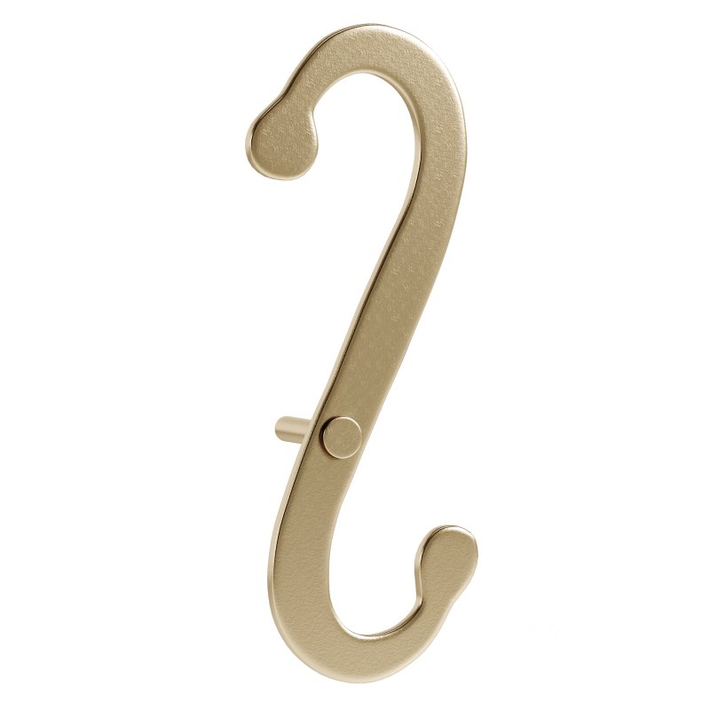 Shutter Dog Pair Black Decorative S Shaped Wrought Iron Image 7