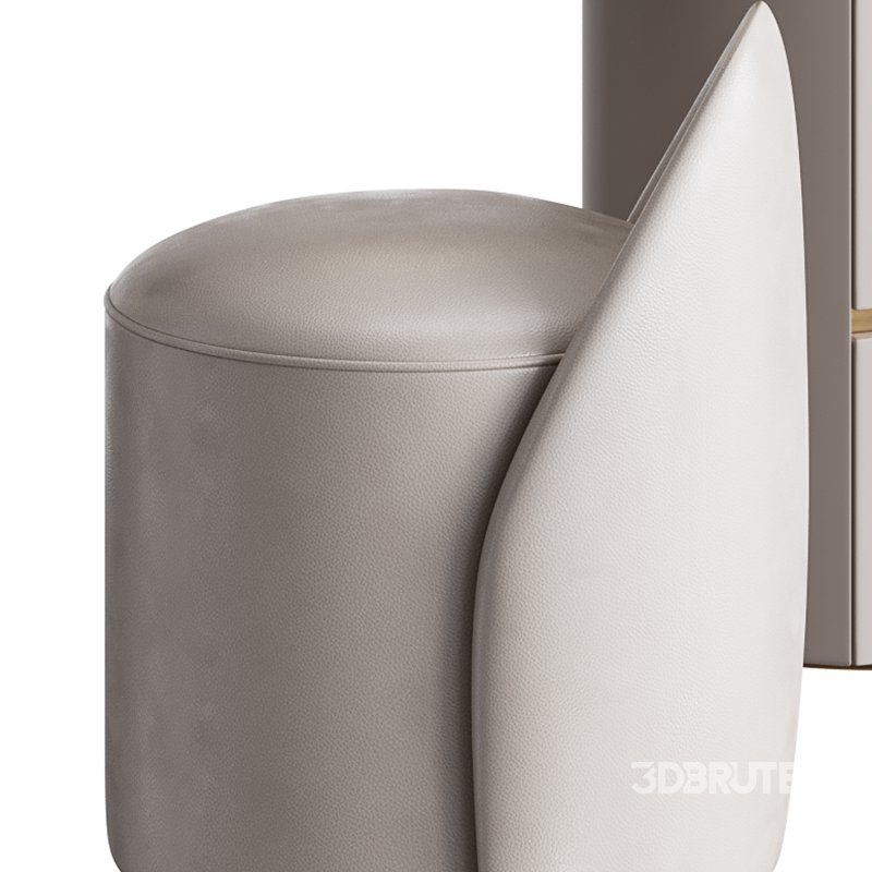 Ensemble de meuble lavabo moderne en bois massif minimaliste Image 12