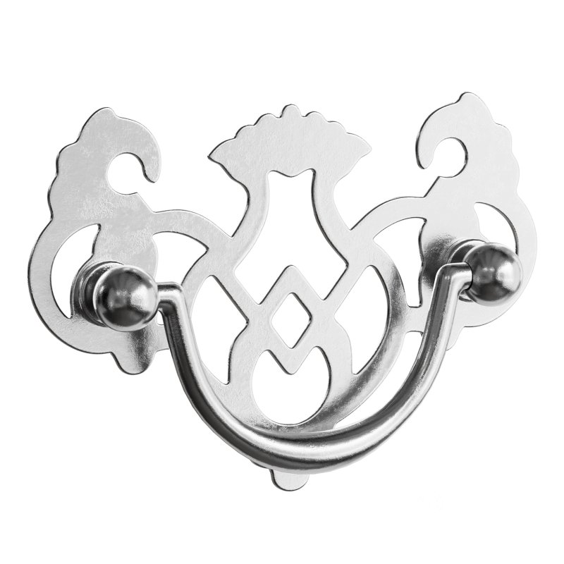 Chippendale Bail Pull Bright Solid Brass Image 12